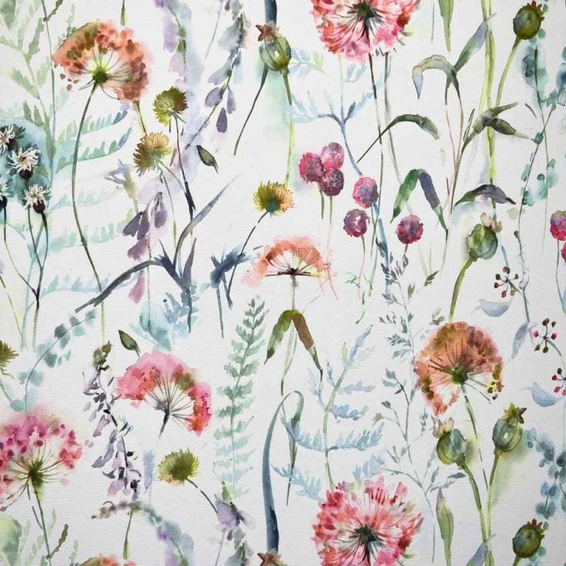 Montagna Floral Coated Tablecloths , Flowers Outdoor Tablecloth , Weather Resistant Tablecloth , Round Oval Rectangle Tablecloth