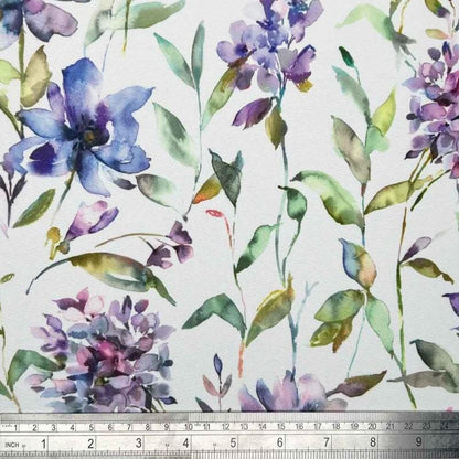Giardino Floral Coated Tablecloths , Flowers Outdoor Tablecloth , Weather Resistant Tablecloth , Round Oval Rectangle Tablecloth