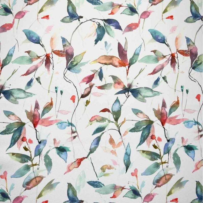 Lago Floral Coated Tablecloths , Leaves Leaf Outdoor Tablecloth , Weather Resistant Tablecloth , Round Oval Rectangle Tablecloth