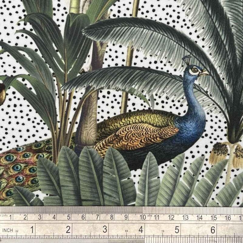 Safari Animals Coated Tablecloths , Royal Palm Outdoor Tablecloth , Weather Resistant Tablecloth , Round Oval Rectangle Tablecloth