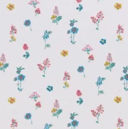 Cath Kidston Tablecloth Sprig Twilight Multi , Cath Kidston Tablecloth , Vintage Rose Tablecloth , Round Oval Square Rectangle Tablecloth