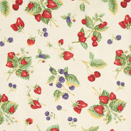 Strawberry Coated Tablecloth , Water Resistant Tablecloth , Teflon Coated Tablecloth , Round Oval Rectangle Tablecloth