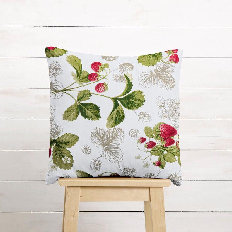Strawberry Tablecloth , Cotton Round Oval Rectangle Table Cloth , Handmade UK