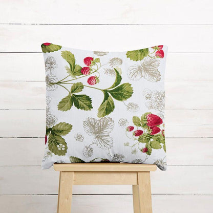 Strawberry Tablecloth , Cotton Round Oval Rectangle Table Cloth , Handmade UK