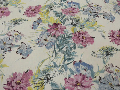 Laura Ashley Floral Cushion Cover: Cosmos Multi Throw Pillow