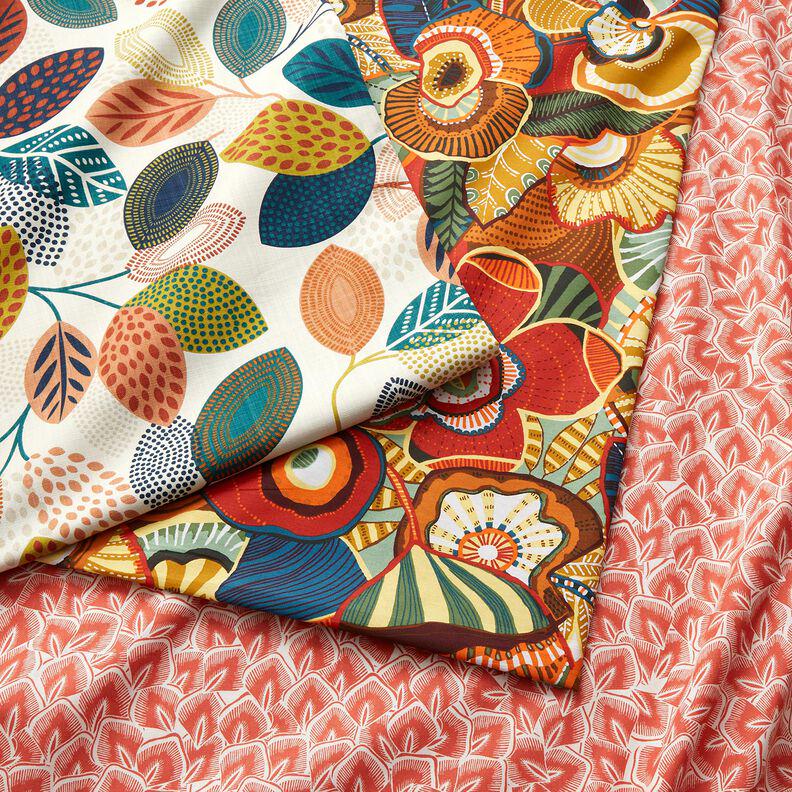 Round Scandi Leaves Leaf Tablecloth , Leaf Multi Tablecloth , Round Tablecloth , Oval Tablecloth , Rectange Tablecloth