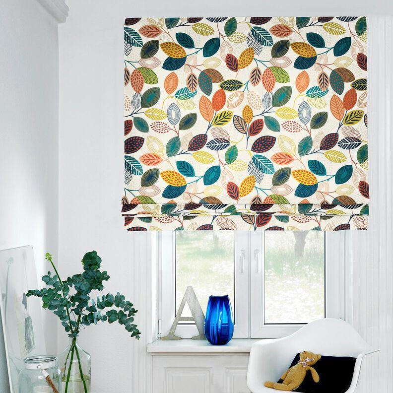 Round Scandi Leaves Leaf Tablecloth , Leaf Multi Tablecloth , Round Tablecloth , Oval Tablecloth , Rectange Tablecloth