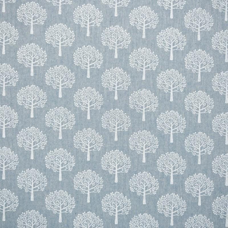 Sky Blue Mulberry Tree Tablecloth: Linen Look, Handmade in UK