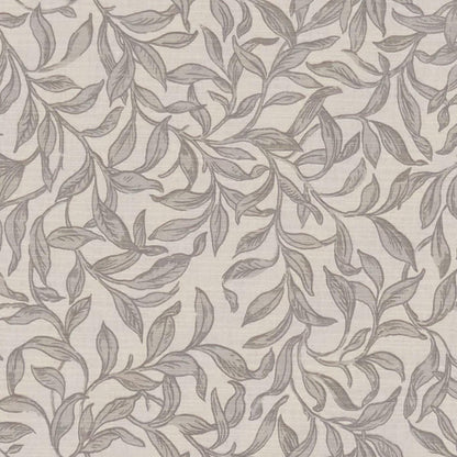 Clarke and Clarke Entwistle Stone Cushion Cover: Handmade Cotton Leaves Throw Pillow