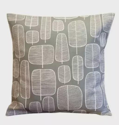 Sage Green Trees Cushion Cover: MissPrint Cotton Throw Pillow