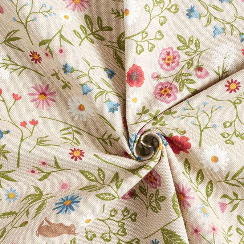 Woodland Forest Animals Tablecloth , Linen Look Round Oval Rectange ,