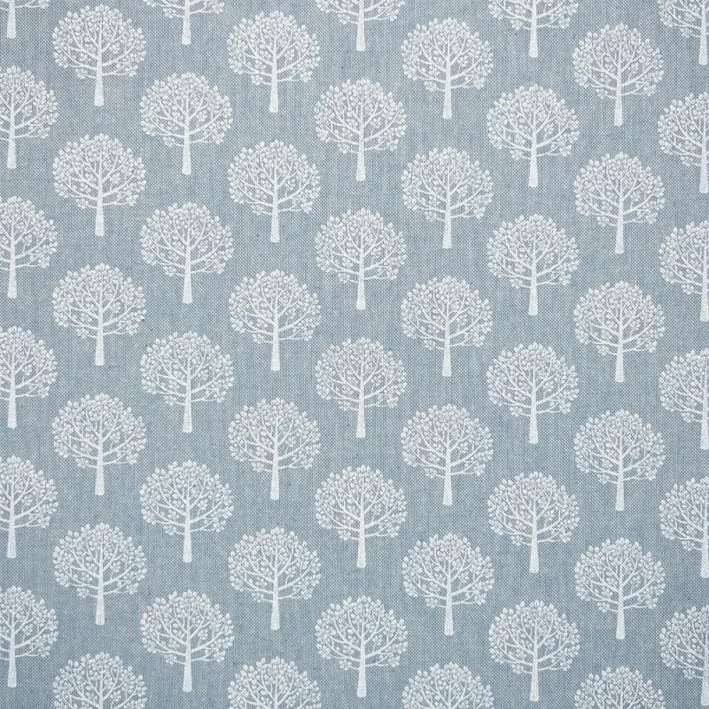 Sky Blue Mulberry Tree Tablecloth: Linen Look, Handmade in UK