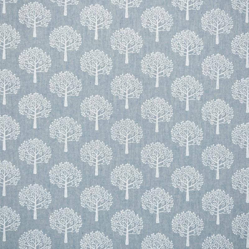 Sky Blue Mulberry Tree Tablecloth: Linen Look, Handmade in UK