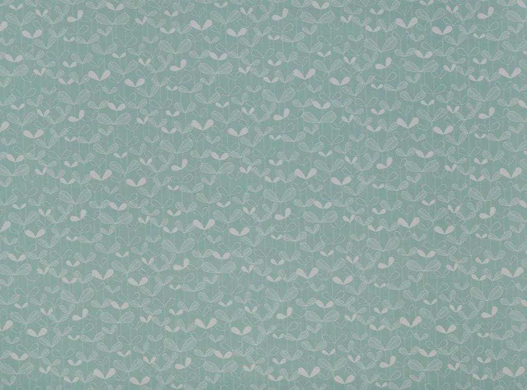 Saplings Pale Aqua Cushion Cover, Scandi Throw Pillow