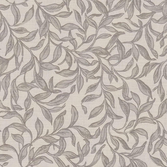 Clarke and Clarke Entwistle Stone Cushion Cover: Handmade Cotton Leaves Throw Pillow
