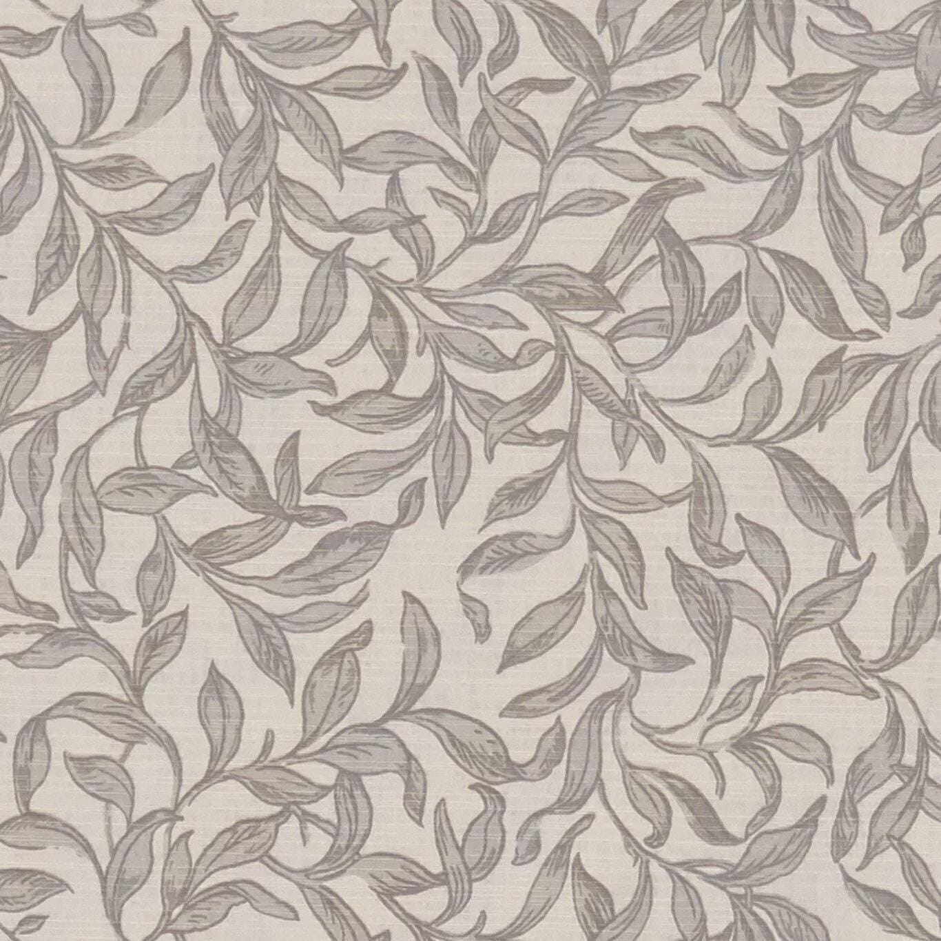 Clarke and Clarke Entwistle Stone Cushion Cover: Handmade Cotton Leaves Throw Pillow