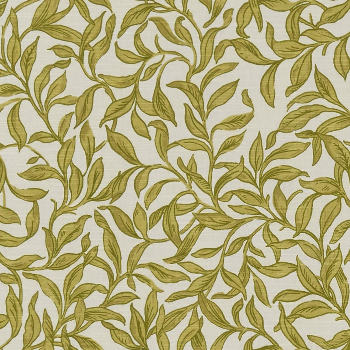 Entwistle Chartreuse Cushion Cover , Cream Leaf Leaves Cushion Cover , Scatter Cushions , Cushion Cover UK