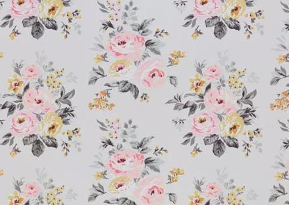 Cath Kidston Vintage Rose Cushion Cover, Handmade Cotton Throw Pillow