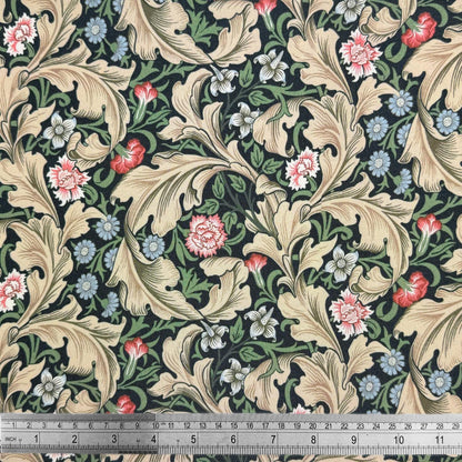 William Morris Coated Tablecloth Leicester Forest Green , Outdoor Water Resistant Table Cloth , Round Oval Rectangle , Handmade in UK