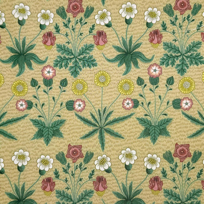 William Morris Coated Tablecloth Putty Natural Green , Outdoor Water Resistant Table Cloth , Round Oval Rectangle , Handmade in UK