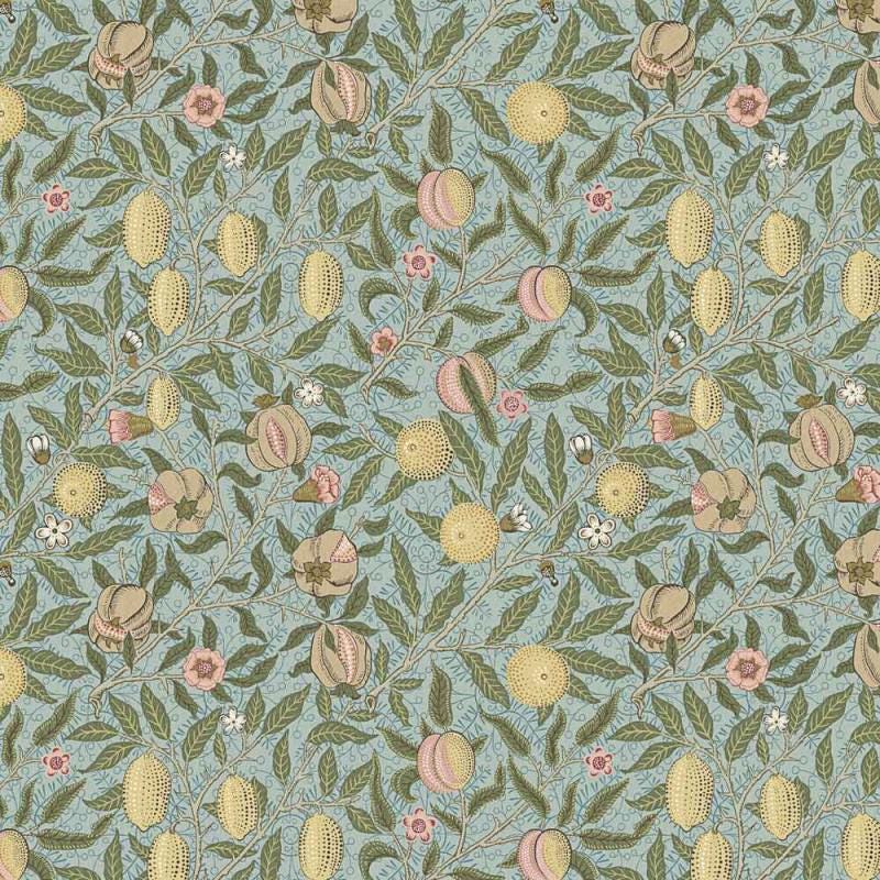 William Morris Pomegranate Tablecloth: Handmade Floral Cotton Table Linen