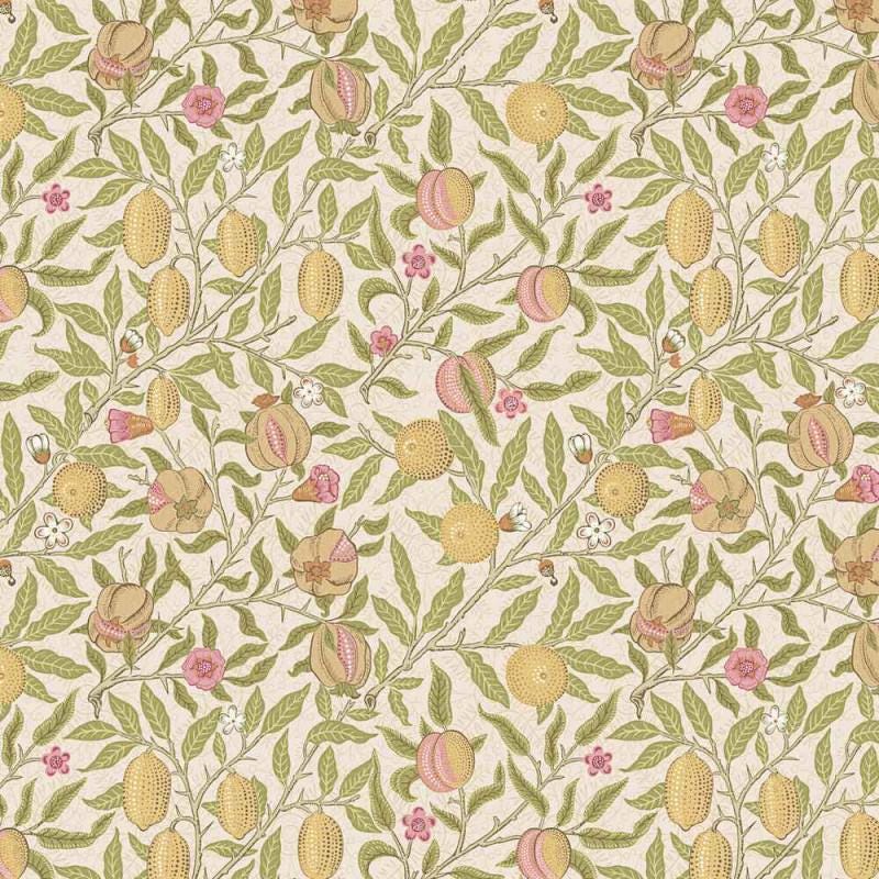William Morris Pomegranate Tablecloth: Handmade Floral Cotton Table Linen