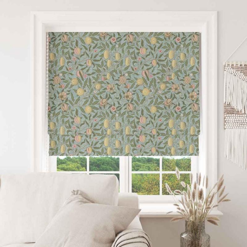 William Morris Pomegranate Tablecloth: Handmade Floral Cotton Table Linen
