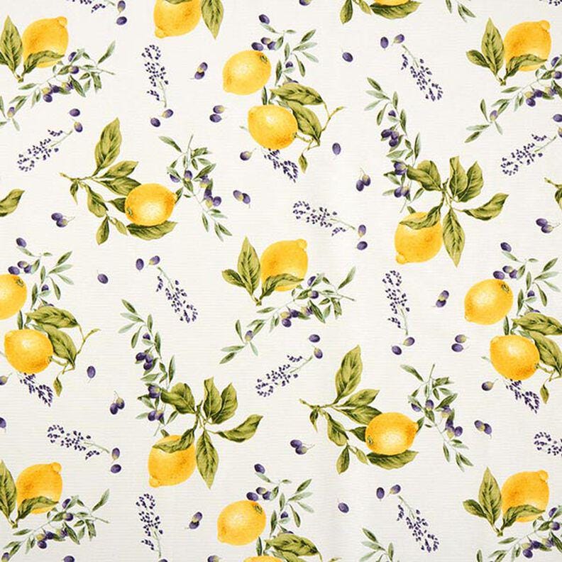 Lemons Tablecloth , Cotton Round Oval Rectangle , Handmade UK
