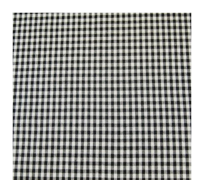 Black Gingham Tablecloth: Handmade Cotton Check Tablecloth