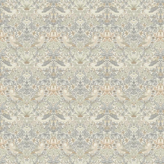 William Morris Table Runner Strawberry Thief Natural , Cotton Napkins , Birds Table Runner , Table Decoration , Various Size