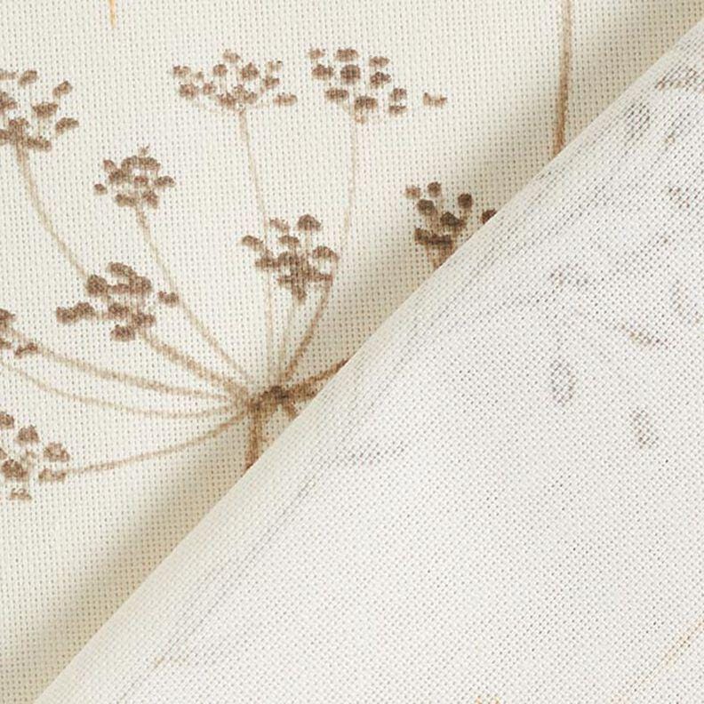 Dandelions Floral Tablecloth , Dried Flowers Light Beige Tablecloth , Round Oval Rectangle Tablecloth