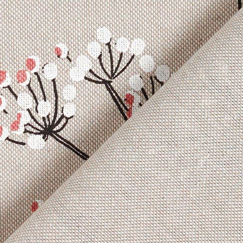 Birds and Twigs Tablecloth: Cotton Linen Look, Handmade in UK