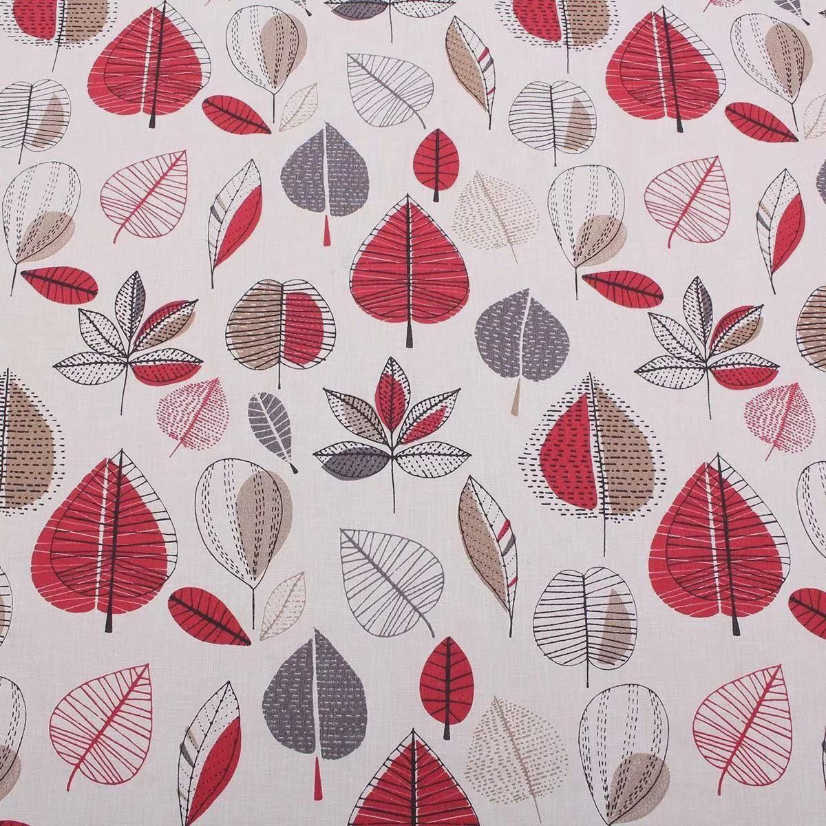 Autumn Fall Table Runner , Maple Apple Red Berry Table Runner , Leaf Beige Red Table Runner , Table Decoration , Various Size