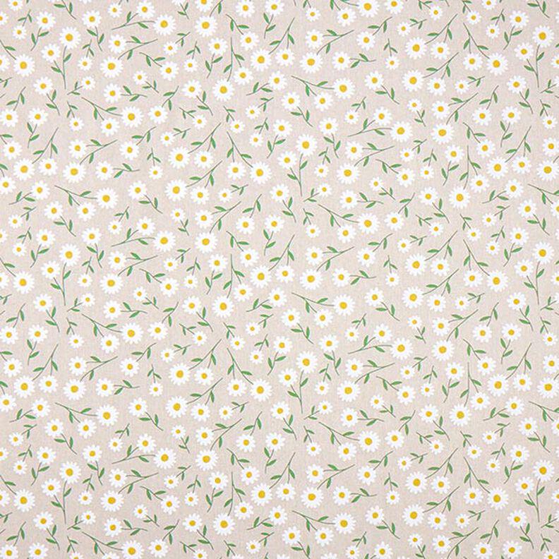 Daisies Tea Towel , Floral Cotton Kitchen Towel .