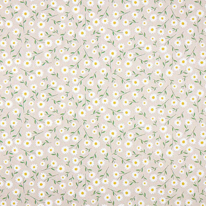 Daisies Tea Towel , Floral Cotton Kitchen Towel .
