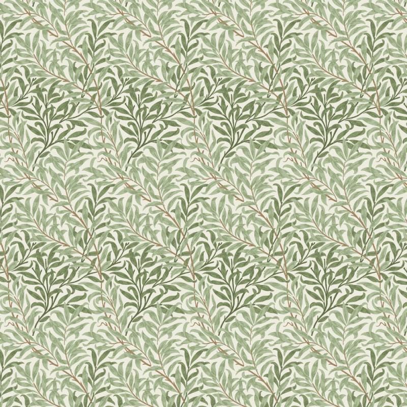 William Morris Table Runner Willow Bough Sage Green , Cotton Napkins , Handmade UK