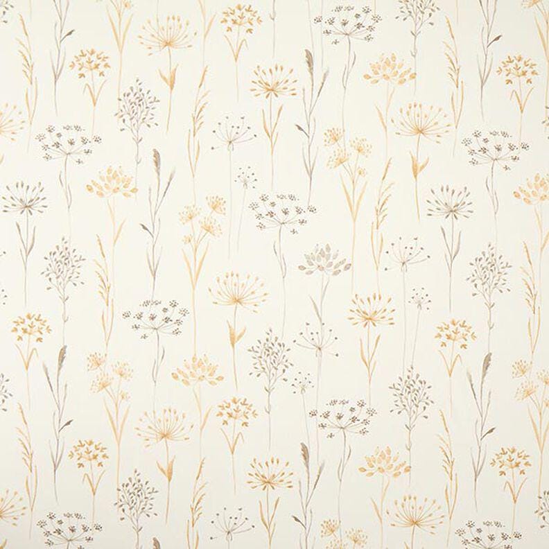 Dandelions Floral Tablecloth , Dried Flowers Light Beige Tablecloth , Round Oval Rectangle Tablecloth