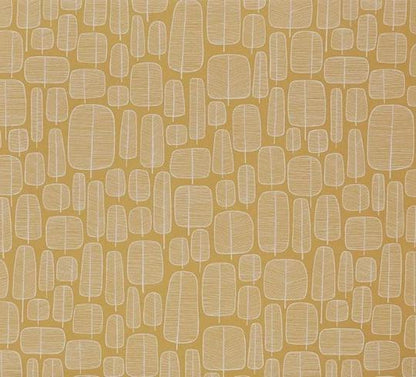 MissPrint Little Trees Table Runner , Yellow Ochre Table Runner , Table Decoration , Various Size