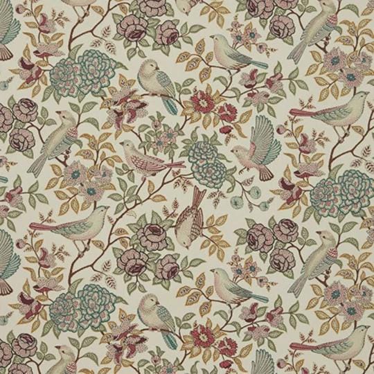 Heritage Fern Table Runner , Birds Floral Table Runner, Various Size