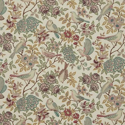Heritage Fern Table Runner , Birds Floral Table Runner, Various Size