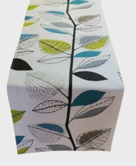 Autumn Leaf Table Runner , Scandi Leaves Table Runner , Fall Leaf Table Runner , Table Decoration , Various Size
