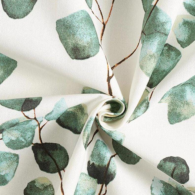 Eucalyptus Offwhite Tablecloth , Round Oval Rectangle Tablecloth