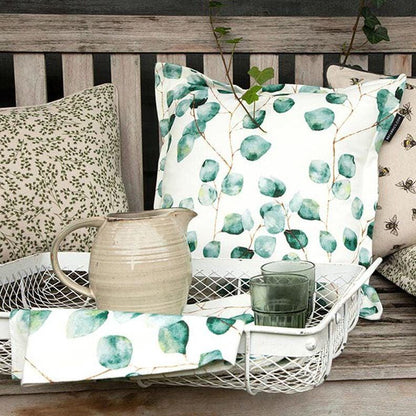Eucalyptus Offwhite Tablecloth , Round Oval Rectangle Tablecloth