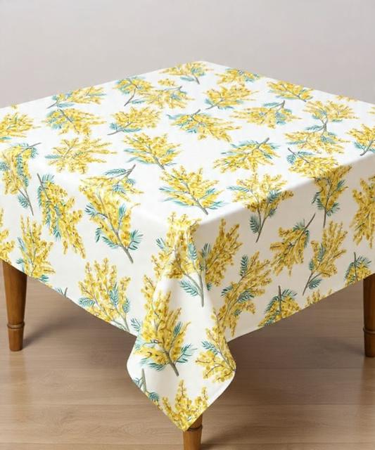 Cath Kidston Mimosa Flower Tablecloth: Handmade Floral Print