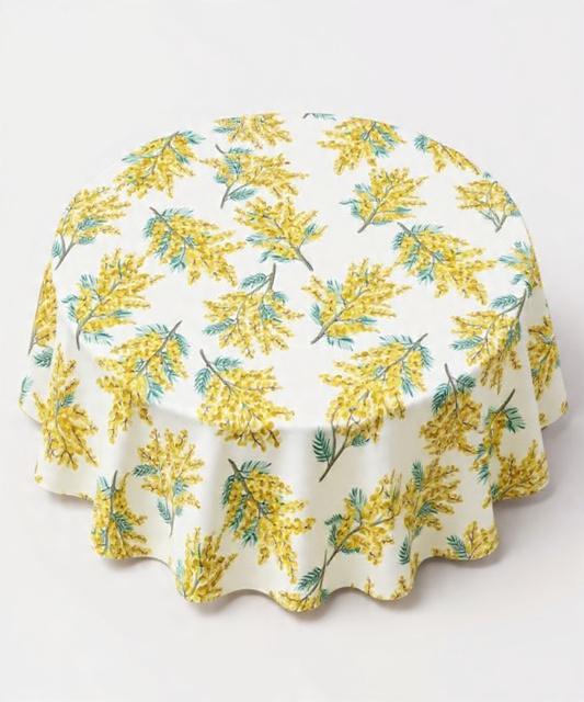 Cath Kidston Mimosa Flower Tablecloth: Handmade Floral Print