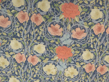 William Morris Ophelia Blue Tablecloth , Square Rectangle Oval Round , Handmade UK
