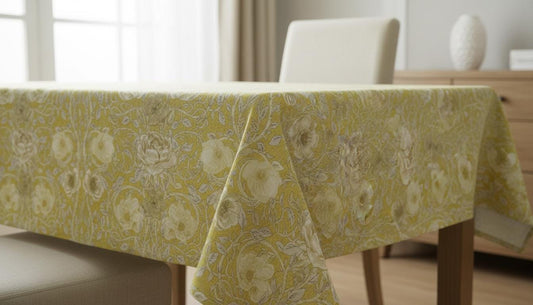 William Morris Ophelia Floral Tablecloth, Handmade UK
