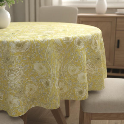 William Morris Ophelia Floral Tablecloth, Handmade UK