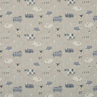 Baa Baa Sheep Beige Grey Charcoal Cushion Cover