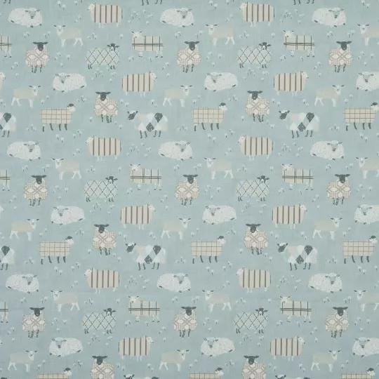 Cushion Cover Baa Baa Sheep Duckegg Blue